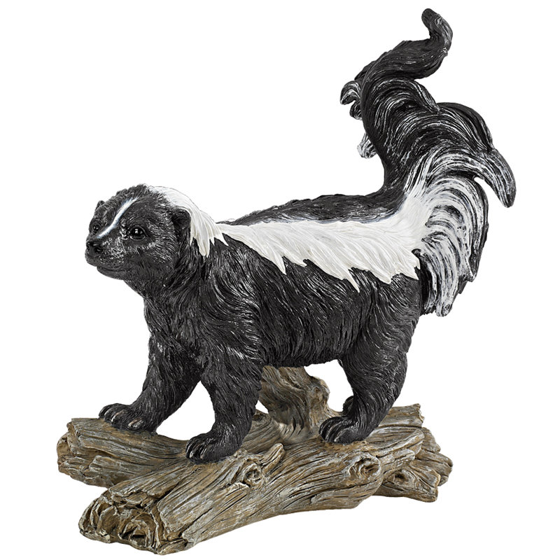 Stinky The Striped Skunk Statue