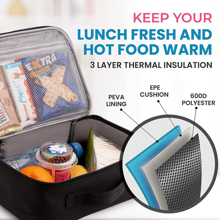 Portable Insulated Lunch Container: Keep Your Food Hot & Fresh On