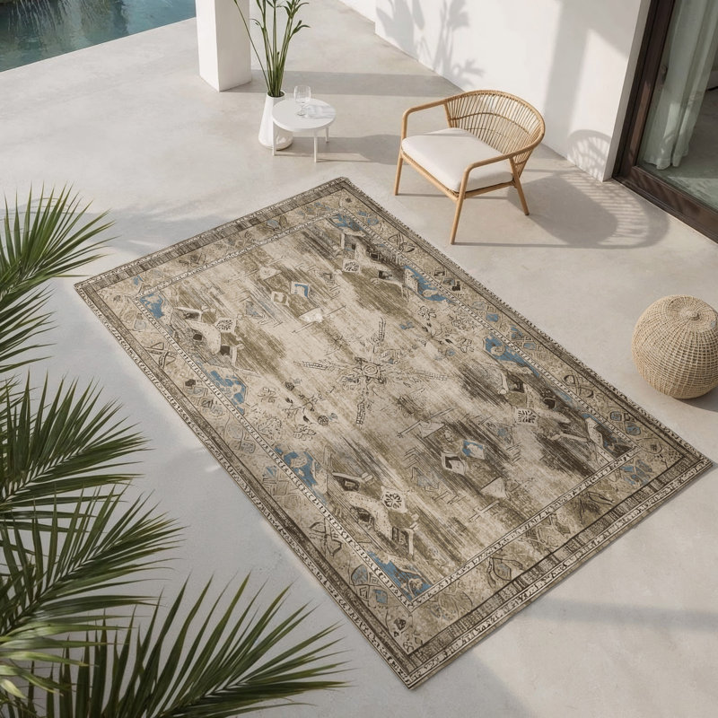Tapis intérieur et extérieur Majestic, Rectangulaire 3 pi x 5 pi