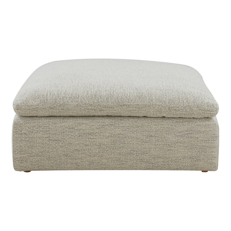 Clay Ottoman Fabric Livesmart Light Grey, Light Gray Livesmart®