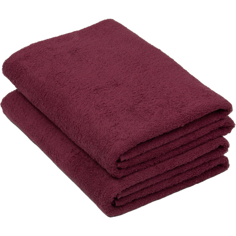 Midweight Bath Sheet, Bordeaux