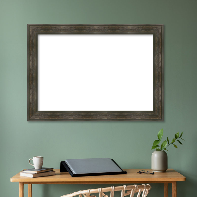 Rail Organisateur de tableau magnétique effaçable à sec encadré, H 30 po x l 42 po