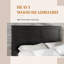 Structure de lit plateforme en bois avec conception silencieuse, aucun sommier tapissier requis, assemblage facile et grand rangement sous le lit pour un confort et une commodité accrus-1706923913