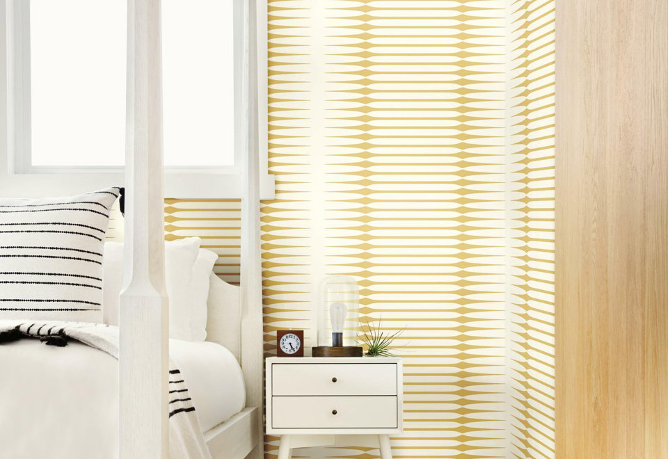 Removable Wallpaper is easy on, easy off