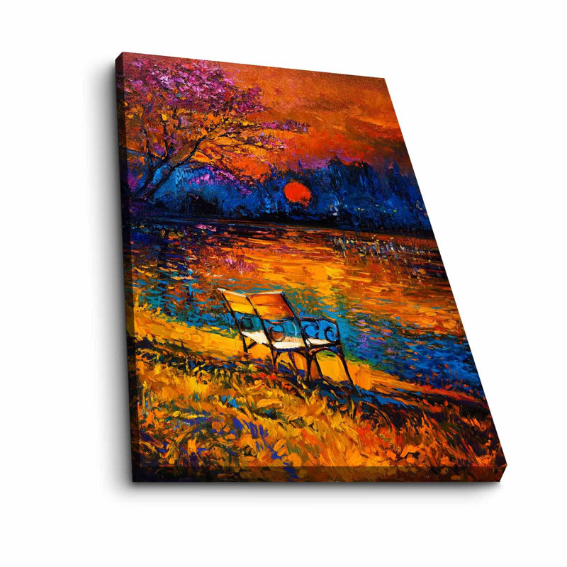 Superbe peinture décorative sur toile, 17,7 po x 27,6 po | 100% toile (épaisseur: 0,1 pouce) et cadre 100% bois de pin (épaisseur: 0,87 pouce) | Parfait pour le salon, la chambre à coucher et le bureau, et pour une œuvre d'art élégante