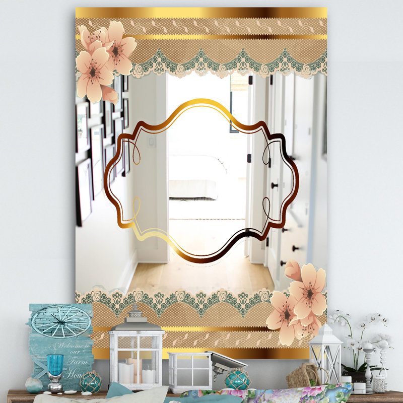 Miroir d'appoint traditionnel sans cadre 5, H 39,4 po x l 29,5 po