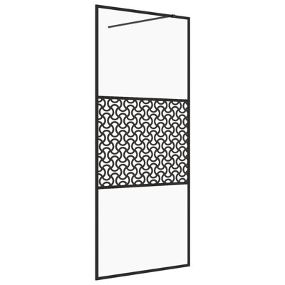 Camillea Slab Semi-Frameless Shower Door with Clear Glass