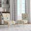 Nomadic Serenity Boho Motif - Chaise d'appoint rembourrée scandinave, chaise d'appoint beige