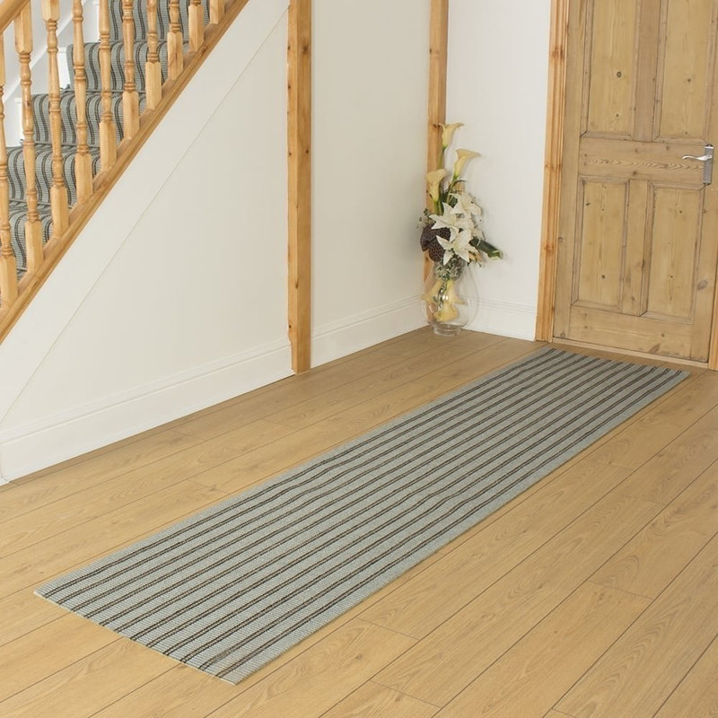 Acuna Striped Hand Woven Indoor / Outdoor Area Rug, Runner 69cm x 360cm