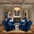 Montu 9 - Light Diamond Design Dimmable Crystal Chandelier