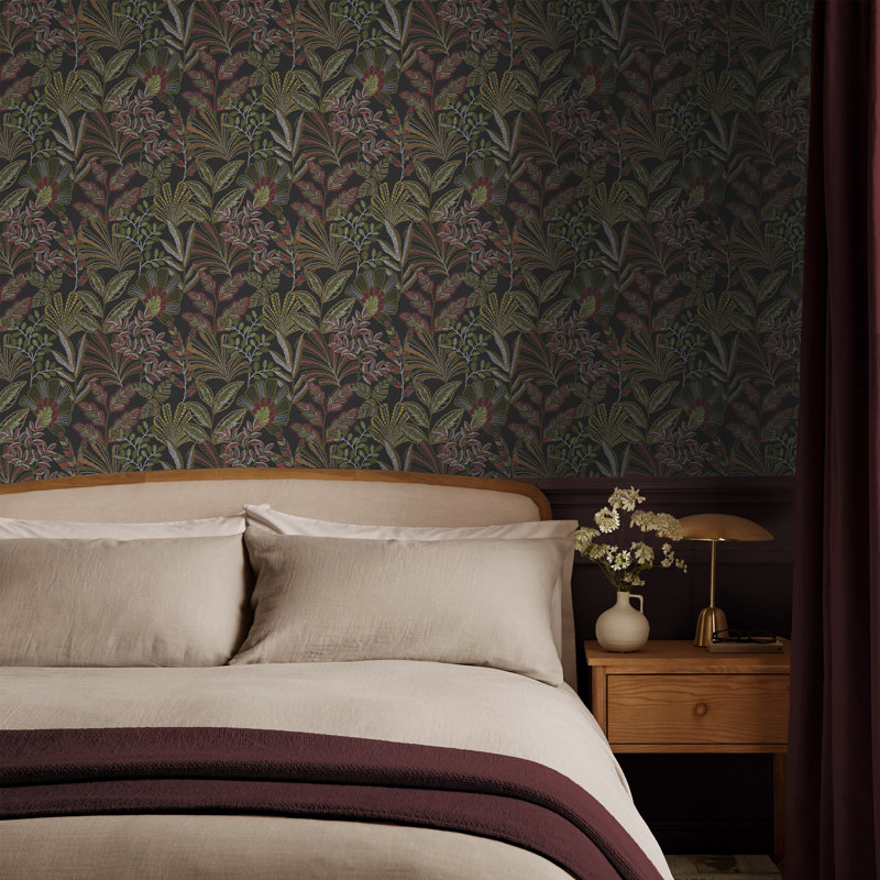 Graham & Brown Vendura Weave Sky Wallpaper, Black
