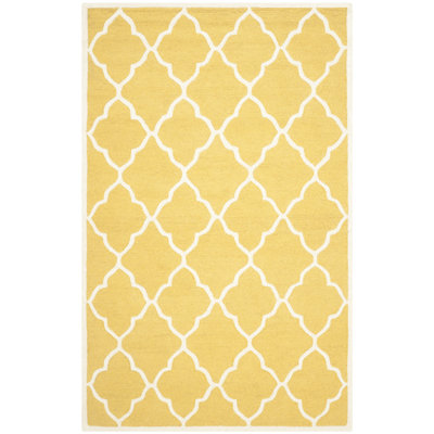 Martins Hand Tufted Wool Geometric Rug