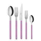 Bistrot Solid 5 - Piece Stainless Steel Flatware Set - Service for 1