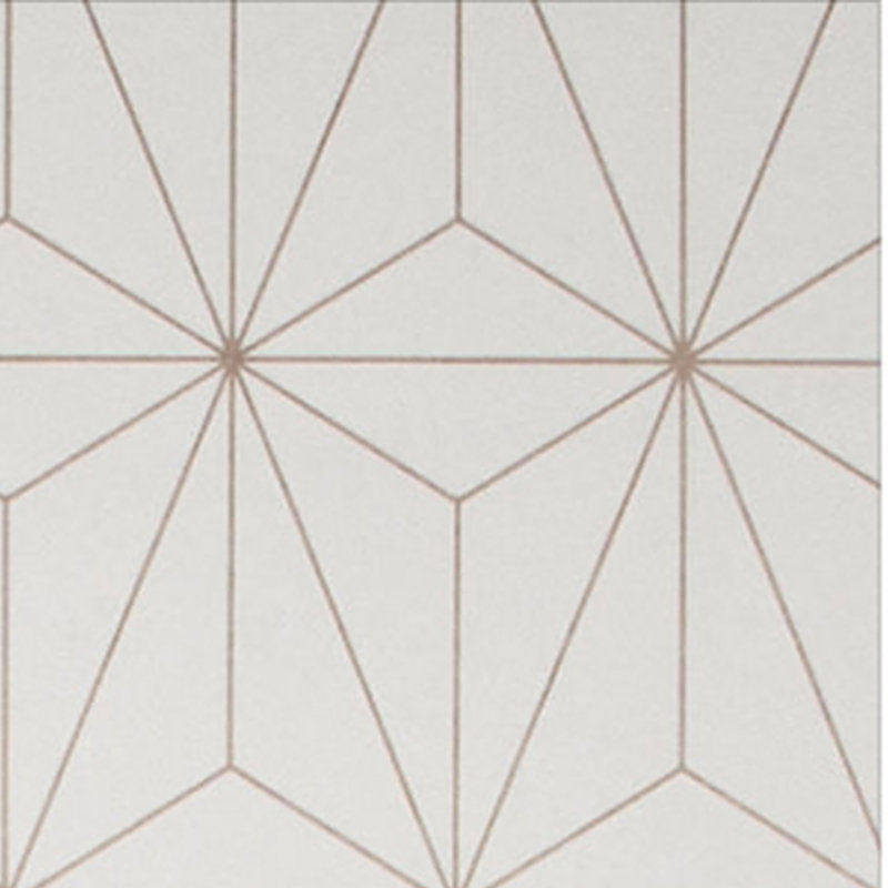 Prism Geometric Wallpaper Roll, Rose Gold