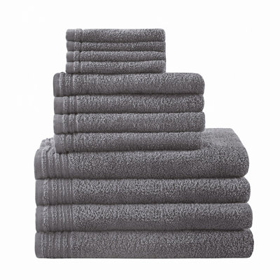 Ensemble de serviettes de bain 100% coton à séchage rapide 12 pièces