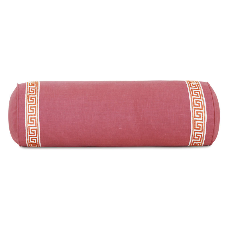 Marguerite Linen Bolster Pillow Cover & Insert
