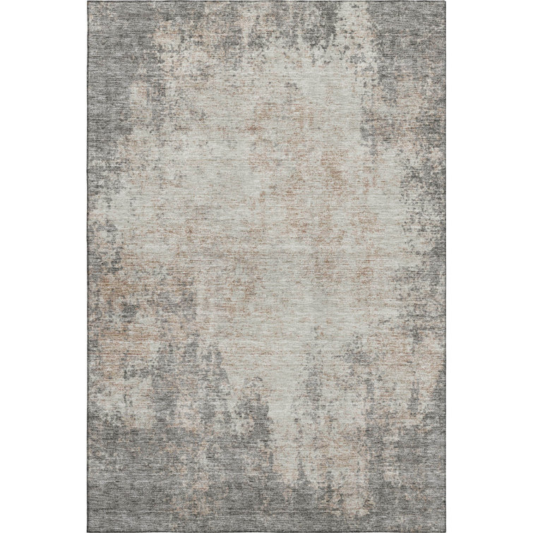 Premium Machine Washable Prisco Taupe Rug