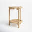 Hedda Natural Wood/Rattan 20"H Side Decorative and Useful Table with Mango Wood, MDF, and Rattan Construction for Stylish and Practical Storage Accent Furniture