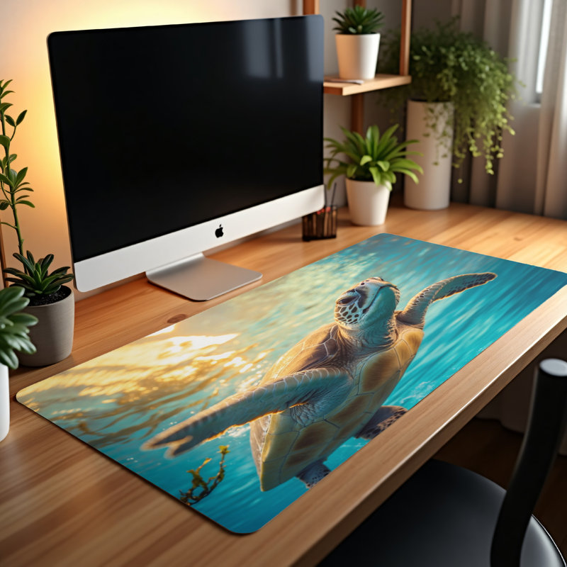 Polyester Desk Pad, 23.6x13.8