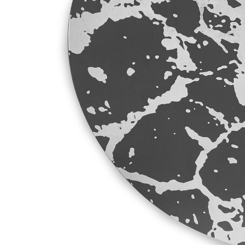 Napperon Casmir, Noir / argent