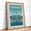 Postcard from Canada Retro - Framed Print-263790454-263790448
