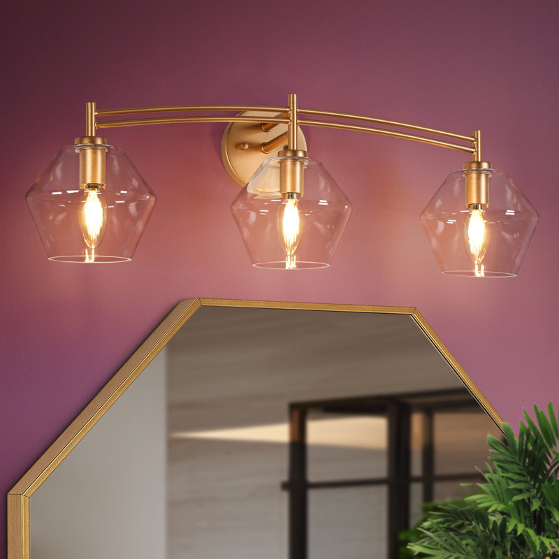 3-Light Dimmable 26" Width Vanity Light