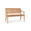 Palm Teak Garden Bench