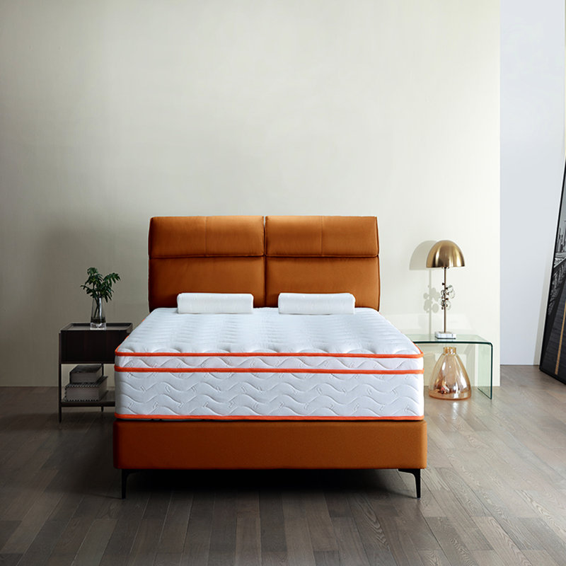 Matelas pour grand lit, 10 pouces dans une boîte, mousse à mémoire de forme et ressorts ensachés, fermeté moyenne, respirant doux, relief avec mousse de gel, ressorts individuels, soutien ferme,