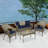 Yamada 4 - Person Patio Conversation Set with Cushions-37026431-37026428