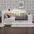 Full Size Upholstered Daybed With Trundle Andled, Corner Bed With Trundle-123619587