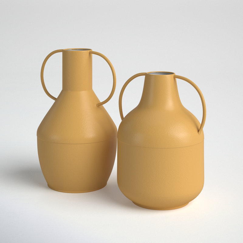 Eddard 13.8'' Metal Table Vase