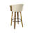 Lesli 30.51'' Swivel Tufted PU Leather Upholstered Counter Stool-1621523649