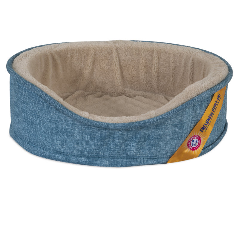 Orthopedic Polyester Pet Bed, Small 17" W  x 23" D x 7" H