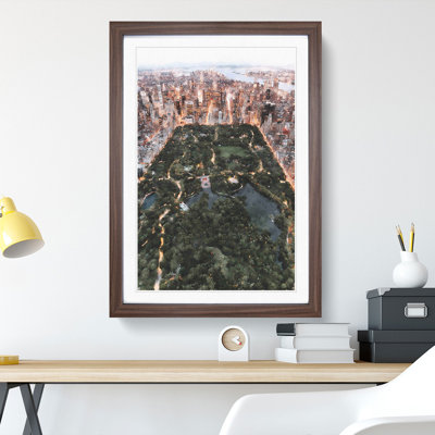 Central Park in New York - Picture Frame Painting