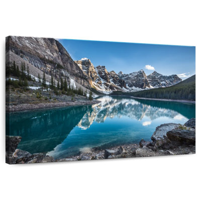 Moraine d'Alvord, eaux turquoise du lac