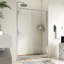 Porte de douche coulissante simple encadrée 48 po x l 72 po en chrome
