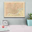 Carte de Cincinnati par Wild Apple Portfolio - impression sur toile tendue-1078503153