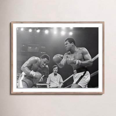 Adom "Muhammad Ali Punching Joe Frazier" Print