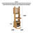 Multi-Functional Solid Wood Cat Tree