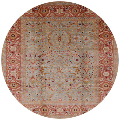 Tapis oriental rouge / bleu Kersam
