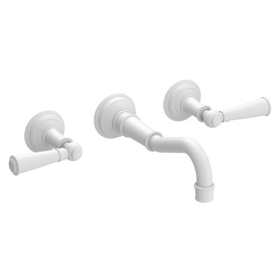 Jacobean Wall Mount Bathroom Faucet