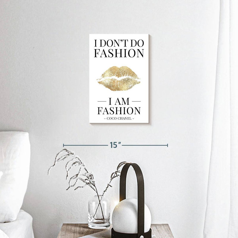 " I Am Fashion " by Enchanté Designs, 12" H x 8" W x 1" D