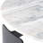 Modern Metal Round Coffee Table for Living Room Table - Contemporary 3-Leg Small Center Table with Stone Top for Home Display - 30", Gray & Black