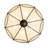 Carousel 6 - Light Golden Bronze Unique/Statement Pendant