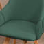 Swivel Linen Modern Upholstered Back Dining & Side Chair-332047146