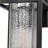 Abdourahman 1-Light Hammered Glass Lantern Outdoor Wall Sconce
