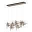 Tura 7-Light Glass Rectangular Pendant-71882329-71882328-79320072
