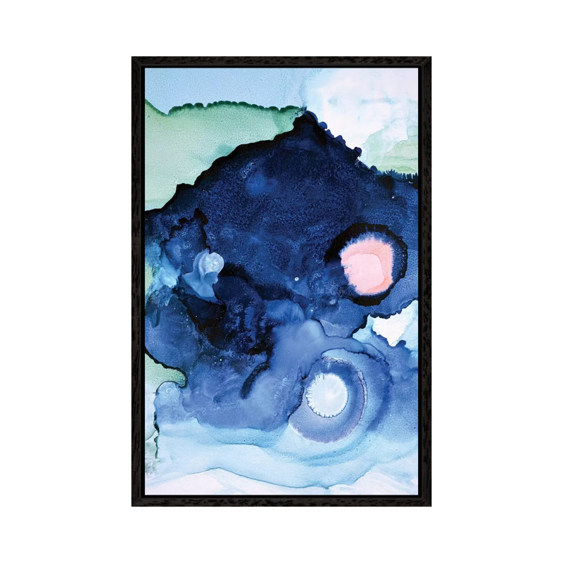 Membrane by Sana Jamlaney - Gallery-Wrapped Canvas Giclée on Canvas, 66.04 cm H x 45.72 cm W, Black Floater Framed
