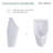 Voltaire Waterless Urinal in White