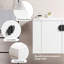 Ensemble de meuble-lavabo 30 po avec lavabo, avec deux portes et meuble-lavabo avec tablette de rangement ouverte à droite, bois massif, sans les robinets-102299611